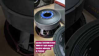 Speaker GEOSTORM 15quot 10K Watts Sub audio sound speaker unboxing soundsystem [upl. by Per933]