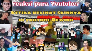 Reaksi senang para Minecrafter Skinnya masuk Minecraft Rewind 2022 [upl. by Wong]