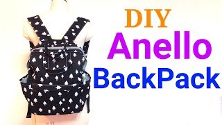 【DIY】アネロリュックの作り方 Anello BackPack Tutorial [upl. by Husein]