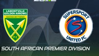 Lamontville Golden Arrows vs Supersport United [upl. by Beata533]