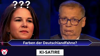 Annalena Baerbock bei quotWer wird Millionärquot  WWM KIParodie 1 [upl. by Aihsoj]