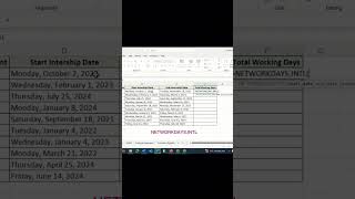 How to Calculate total working days excluding hoildays  NETWORKDAYSINTL  exceltips HR [upl. by Aidnac598]