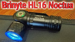 Brinyte HL16 Noctua headlamp review EDC TIR flashlight 16340 [upl. by Ravi]