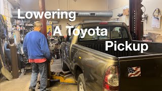 Lowering a Toyota pickup [upl. by Cohbert]