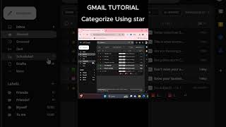 Organize Your Gmail with Stars in 60 Seconds ⭐📧 Shorts [upl. by Anegal]