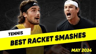 Tennis BEST Racket Smashes amp Angry Moments  May 2024 [upl. by Scarito379]