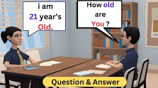 Improve English Speaking Skills🔥100 Common Questions And Answers In English Speak Fluently English [upl. by Whatley274]