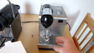 Saquella Caffé Kaffeekapseln in der Nespresso Lattissima Maschine [upl. by Attayek]