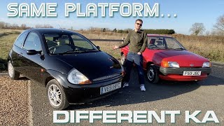 Ford Ka vs Mk3 Fiesta  I review how Fords budget baby compares to its supermini parent [upl. by Ibbetson906]