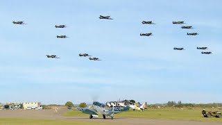 Duxford Big Wing Battle of Britain Air Show 2024 [upl. by Andrade652]