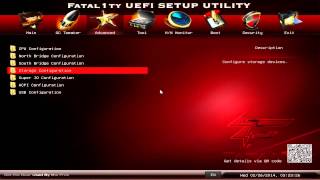 ASRock Fatal1ty 990FX Killer BIOS walkthrough PCAXECOM [upl. by Gnah]