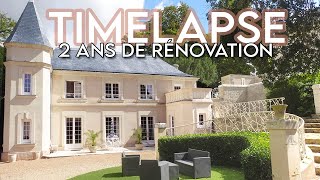 TIMELAPSE 2 ANS DE RENOVATION TOTALE  Rafraichir un petit château bloqué dans les 70’s [upl. by Heda320]