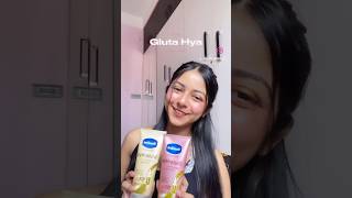 vaseline gluta hya lotion review 💗 Link in my bio 🫧 summerskincare vaselinebodylotion [upl. by Ennairek]