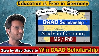 DAAD Scholarship in Germany For MS amp PhD 2024 daadscholarship [upl. by Nadirehs163]