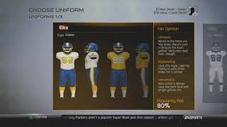 Madden NFL 25 Connected Franchise Mode Relocation Teams and Uniforms [upl. by Guibert]