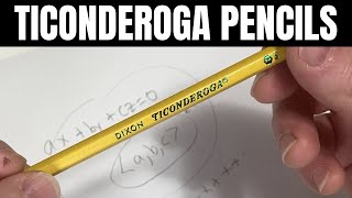 Ticonderoga Pencils  Real Test [upl. by Aillicirp134]