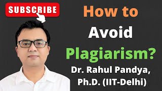 ✅What is Plagiarism  How to Avoid Plagiarism  How to Remove Plagiarism in Research Papers [upl. by Yrolam]