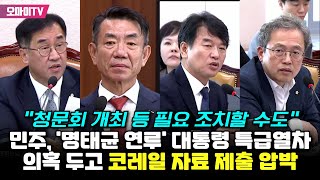 quot대통령 특급열차 관련 자료는 상급비밀quot 코레일 자료 미제출 입장에 민주 분개 quot말이 되나quot [upl. by Aidnahs]