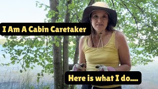 I Am A Cabin Caretaker A morning spraying spiders and cleaning pontoons [upl. by Yelsgnik]