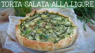 Torta salata alla ligure con pesto patate e fagiolini  FACILE VELOCE E SFIZIOSA  Davide Zambelli [upl. by Alram]