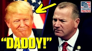 MAGA politicians SINK TO NEW LOW call Trump quotdaddyquot on camera [upl. by Burleigh]