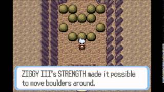 Pokémon RubySapphireEmerald  Seafloor Cavern Strength Puzzle [upl. by Aysahc]