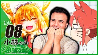 🐉 ¡TOHRU BESTO WAIFU Y KOBAYASHI NEKO  KOBAYASHISAN CHI NO MAID DRAGON S 08  REACCIÓN [upl. by Lorrayne]