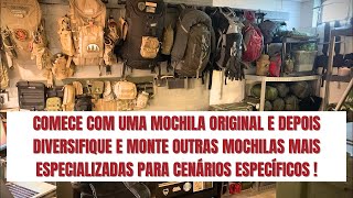 Bug Out Bag O Ideal Seria SOMENTE UMA Mochila [upl. by Anderson61]