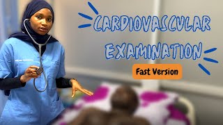 Cardiovascular Examination  Fast version [upl. by Aibsel343]