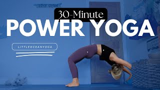 30Minute Power Yoga Flow  Strong FastPaced FullBody Workout [upl. by Stucker]