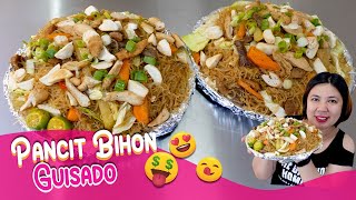 PANCIT BIHON GUISADO Recipe for Business with Costing [upl. by Eanore]