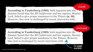 How to Cite Sources Citing Without Quoting [upl. by Mat690]