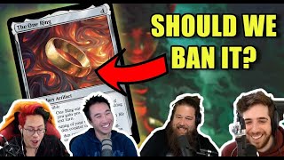 Should We Ban The One Ring  Commander Clash Podcast 113 [upl. by Ydnis]