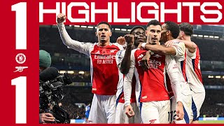 HIGHLIGHTS  Chelsea vs Arsenal 11  Premier League  Martinelli scores in London derby draw [upl. by Eicart]