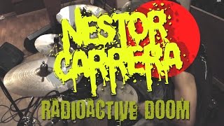 Nestor Carrera  Radioactive Doom Escarnium drum recording [upl. by Auqined]