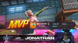 Jonathan Tdm Gameplay Video 🥵 jonathan bgmi jonathangamplay jonathantdm tdm pubg 1v4 godlike [upl. by Euqinmod]