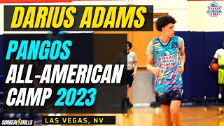 DARIUS ADAMS CLASS of 2025  at the Pangos AllAmerican Camp in Las Vegas NV June 57 2023 🏀🚀 [upl. by Ahsahtan]