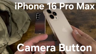 Thoughts about the iPhone 16 pro max camera button real use [upl. by Lauren653]