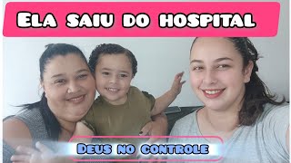 ELA VOLTOU 😃🙏 GANHEI ALTA DO HOSPITAL DEUS FEZ A OBRA🥹 GRATIDÃO MÃE E FILHA 💕 [upl. by Churchill547]