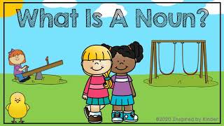 What is a Noun Nouns for KindergartenFirst Grade [upl. by Jillane]