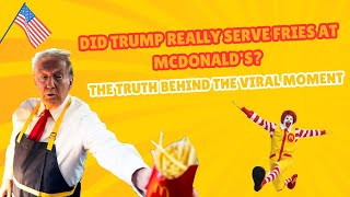 Did Trump Really Serve Fries at McDonalds The Truth Behind the Viral Moment [upl. by Charlie]