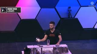 ALEXANDER SHTIFANOV  FINAL WORLD CHAMPIONSHIP LAS VEGAS FLAIR BARTENDING 2019 EEUU [upl. by Sly]