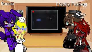 Fnaf React To salvaged Rage  My Au  First Fnaf Video Reactions  Part 1 [upl. by Zimmer78]