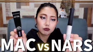 【MAC＆NARS】最強VS最強！？大人気アイシャドウベース徹底比較！！ [upl. by Obaza]