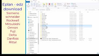 Download Full Eplan edz file Library for All Automation amp Electrical Manufacturer amp Brandname [upl. by Orlan]