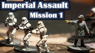 Star Wars Imperial Assault Kampagne Spielbericht Mission 1  Deutsch für Anfänger Full HD [upl. by Amena644]