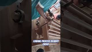 Loading process delivery order weavingtools weavingloom atbm tenun homemade diy [upl. by Aihsoek]