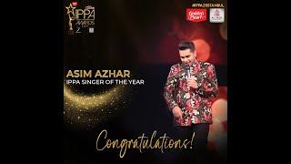 Asim Azhar Received Best Singer of Year Award 2021 Hum Tv [upl. by Vernier]