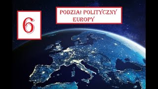 Podział polityczny Europy Europa na mapie politycznej  6 [upl. by Werdnael]