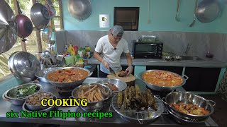 How to cook 6 native Filipino recipes  Filipino style  Lutong Pinoy [upl. by Farrish]